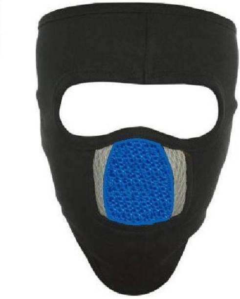 LA OTTER Black, Blue Bike Face Mask for Men & Women