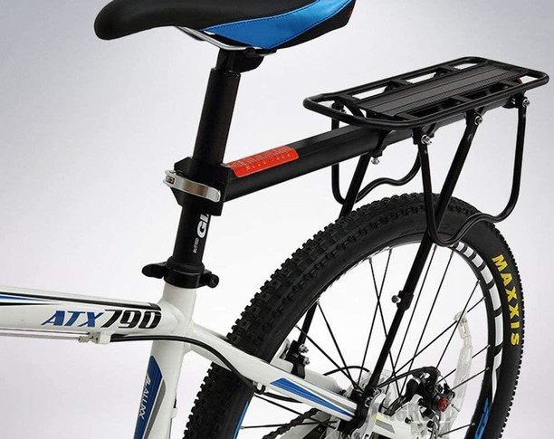 Cycle with back carrier store