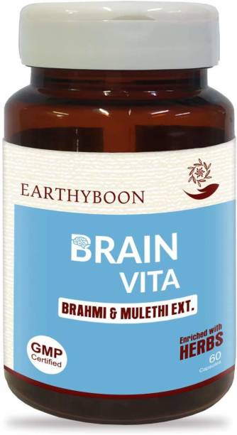 EARTHYBOON BOON Brain Vita Capsule for Better Focus, Concentration and Healthy Brain and Mental Wellness - 60 Capsules