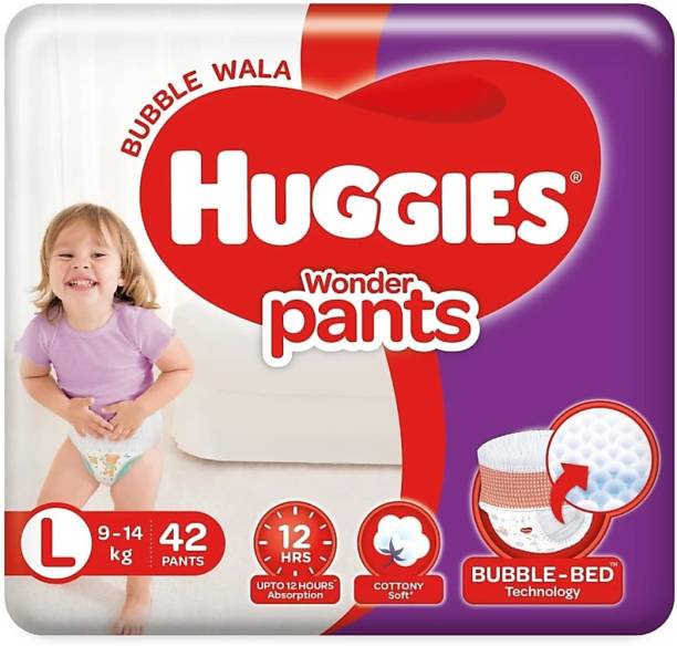 Huggies Wonder Pants Large Size Diapers - L (42 Pieces) Take it - L