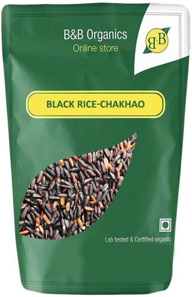 B&B Organics Chak Hao Rice Black Forbidden Rice (Medium Grain)