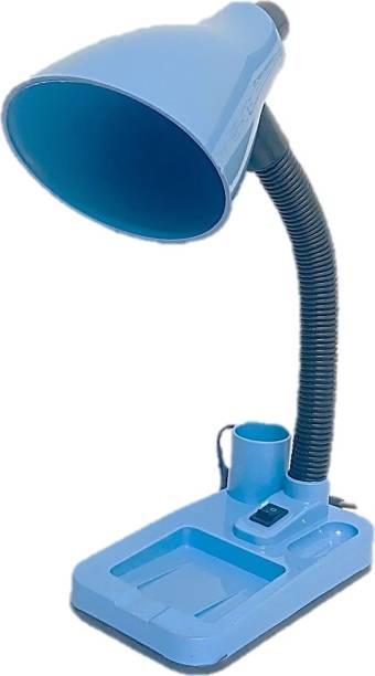 AVIGNA 222 Without Bulb Adjustable (Elegant Blue) Table Lamp