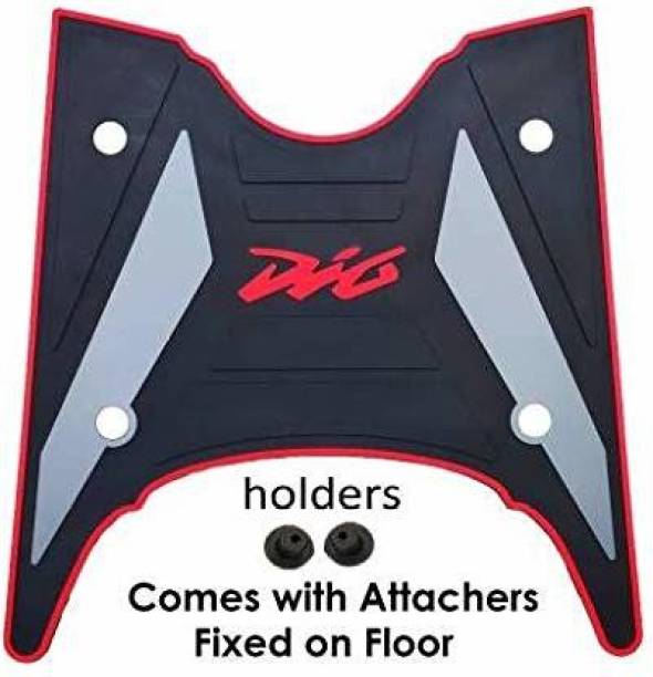Sms traders DIO BS6 Multi-Color Bike Mat Scooty Mat two wheeler footmat Honda Dio Two Wheeler Mat(Multi Color) Honda Dio Two Wheeler Mat