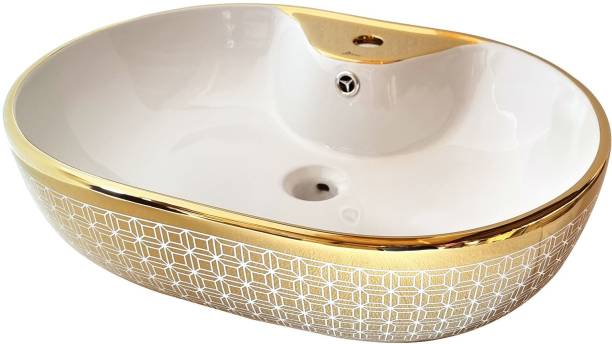 Brizzio Glossy Gold 991 Table Top Basin