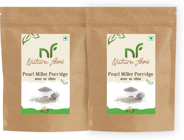 Nature food Best Quality Pearl Millet Porridge / Bajra Daliya - 2KG (1kgx2) Pouch