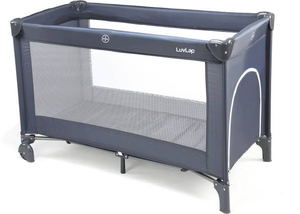 LuvLap Sunshine Baby Playpen Playard / Folding Baby Bed Cum Cot / Convertible Crib, Bassinet