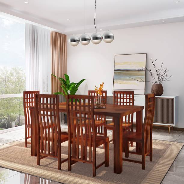 Flipkart Perfect Homes Solid Wood 6 Seater Dining Set