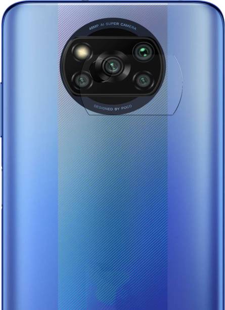 Karpine Back Camera Lens Glass Protector for Poco X3 Pro