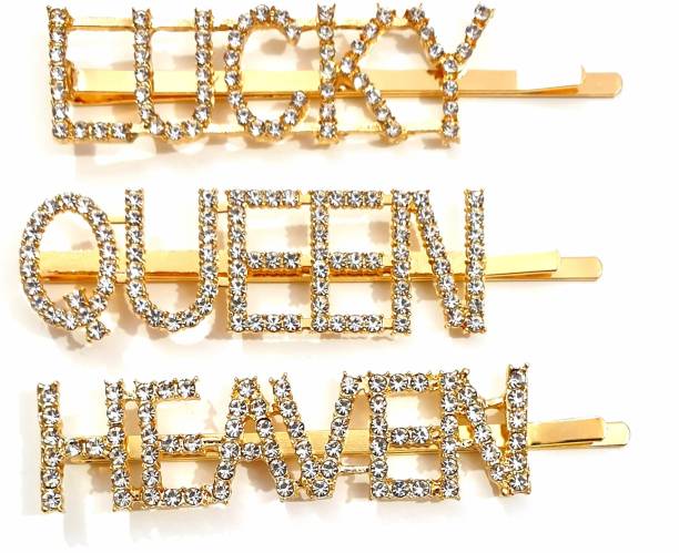 Hair Jewelry Crystal Headwear Bobby Pins Letter Hairpins Words Barrette