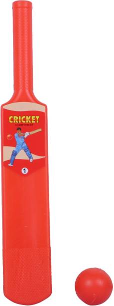cktech Light Weight Plastic Cricket for Kids Cricket kit for 1.5 to 3 Year Boys Bat & Ball any color Set for Best Birthday Gift Items, (1 bat, 1 Ball) NO-1 Cricket Ball Bat (any color) Cricket Kit Cricket Kit