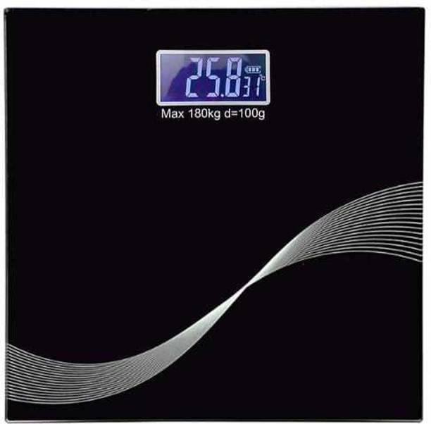 DINESHDHOLA DD Heavy Duty Electronic Thick Tempered Glass LCD Display Square Electronic Digital Personal Bathroom Health Body Weight Bathroom…