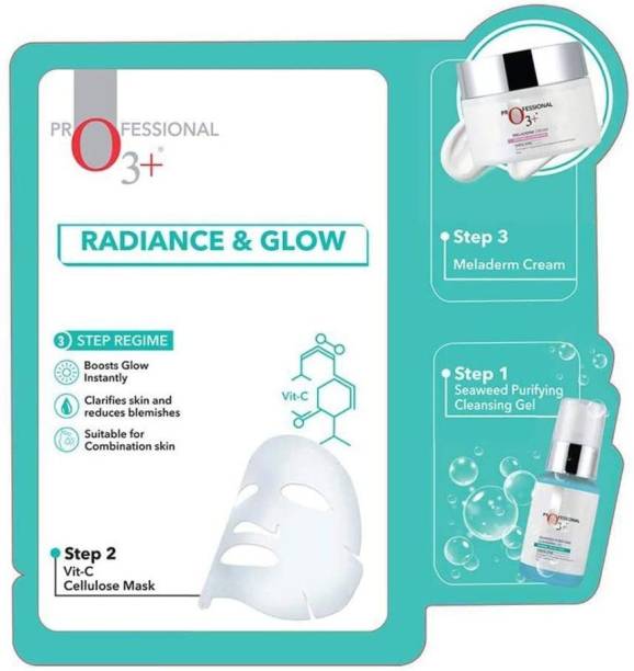 O3+ Instant Home Facial Radiance &amp; Glow Facial Kit for Blemish Control &amp; Instant Glow