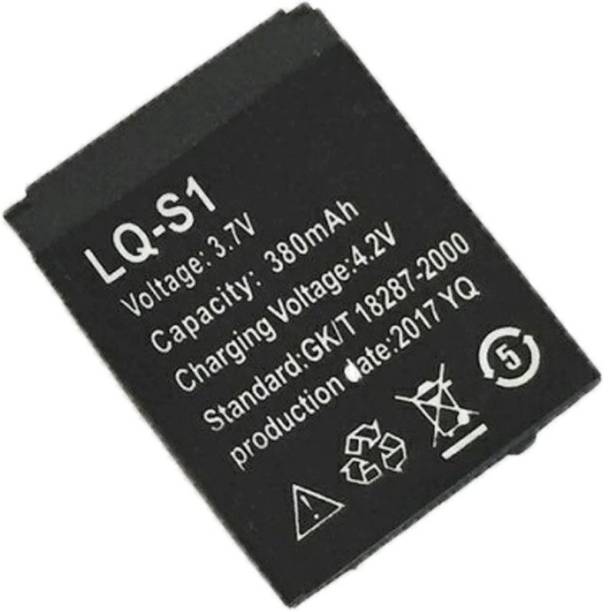 Bateria original smartwatch para LQ-S1 3.7V, 380 mAh, DZ09 A1 W8 QW09 Z6S