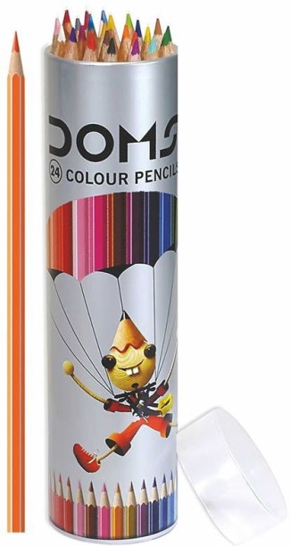 Assorted Colors 24-Count BIC Color Collection by Conte Coloring Pencil 