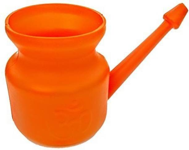 YOGSADHAK Plastic Orange Neti Pot
