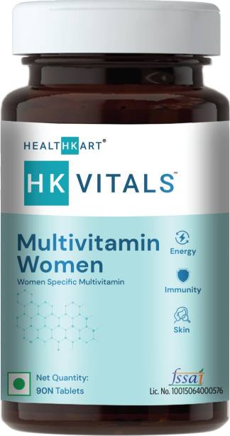 HEALTHKART HK Vitals Multivitamin Women, Boosts Energy, Stamina & Skin Health (90 Tablets)