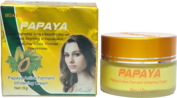 HUAYUENONG A1 Papaya Active Firment Whitening Cream Removes Pimples, Freckles & Other Signes Of Ageing