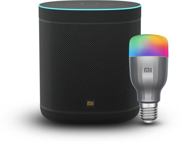 Mi Smart Speaker (Google assistant) and Mi Smart color bulb combo Pack