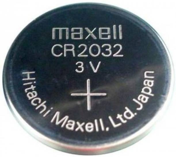 PREMBROTHERS Maxell CR2032 3V Button Cell (Pack Of 2pcs)for Wrist watches, Calculators, Heart-rate monitors, Toys & games and Personal organizers  Battery