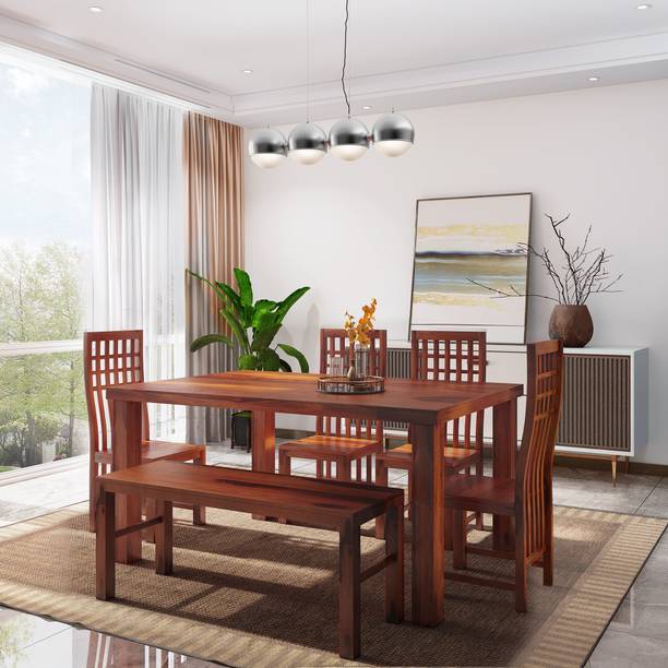 Teak Wood Dining Table Buy Teak Wood Dining Table online at Best