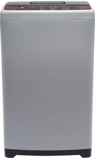 Haier 6.5 kg 5 star Ariel Wash Fully Automatic Top Load Brown, Grey