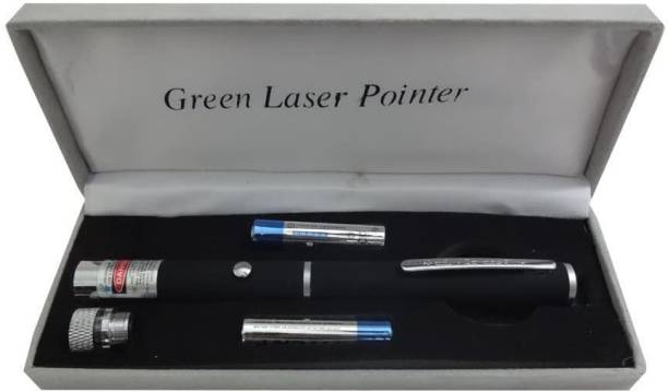 Gopani Green Multipurpose Laser Light Disco Pointer Pen Lazer Beam with Adjustable Antena Cap to Change Project Design for Presentation