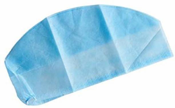 SIDHARTH MEDICAL STORE Disposable Stretchable Non Woven Hygiene Surgical Head Cap , Hospital Surgical Cap Surgical Head Cap For OT Surgical Head Cap