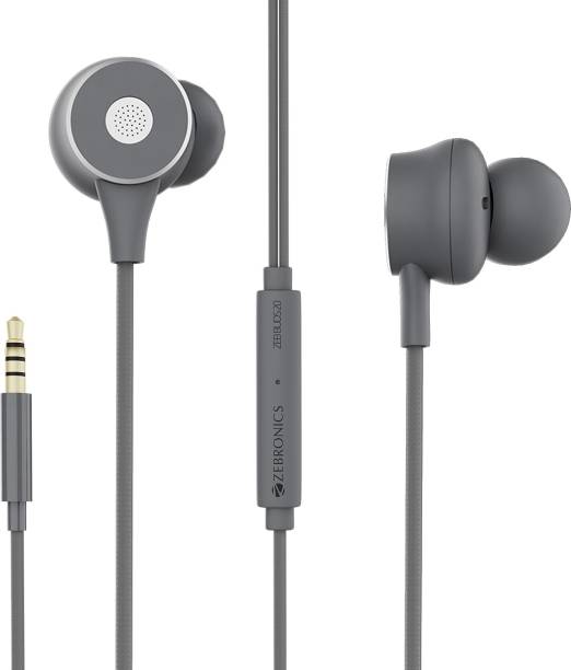 ZEBRONICS Zeb-Buds 20 wired earphones (Grey) Wired Headset