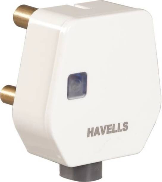 HAVELLS AHLGWXW063 AHLGWXW063 6A 3Pin Plugtop with Indicator Three Pin Plug