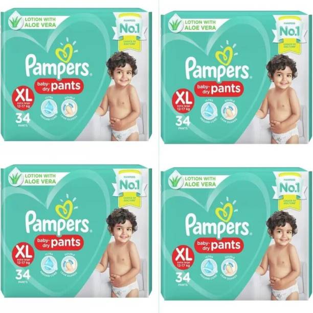 Pampers Diaper Pants Lotion Grap With Aloe Vera (Pack o...