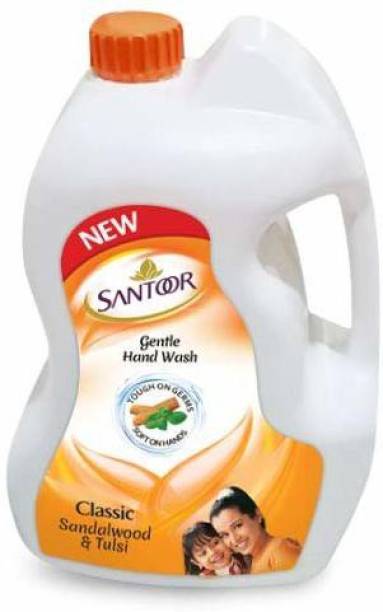 santoor Classic Gentle Hand Wash Bottle