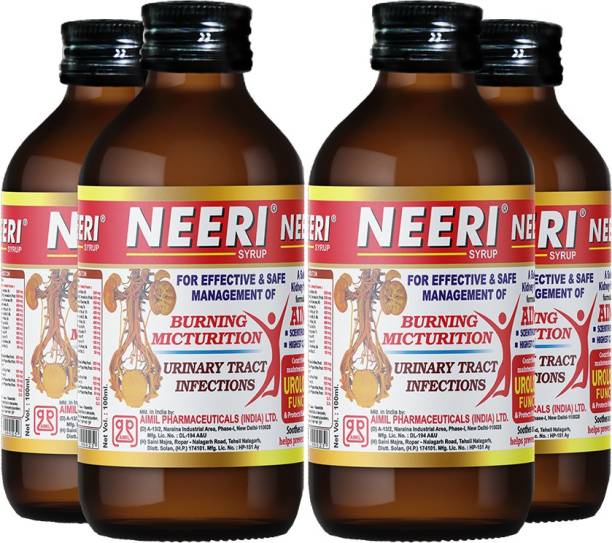AIMIL NEERI Syrup for Kidney Health | Useful in Urinary Tract Infections (UTI) (Pack of 4)