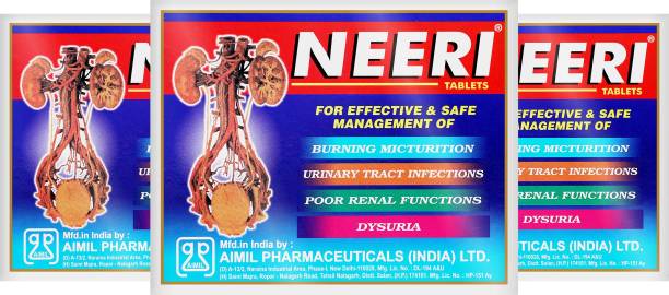 AIMIL NEERI Tablet for Kidney Health | Useful in Urinary Tract Infections (UTI) (Pack of 3)