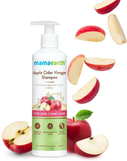 MamaEarth Apple Cider Vinegar Shampoo with Organic Apple Cider Vinegar & Biotin for Long & Shiny Hair
