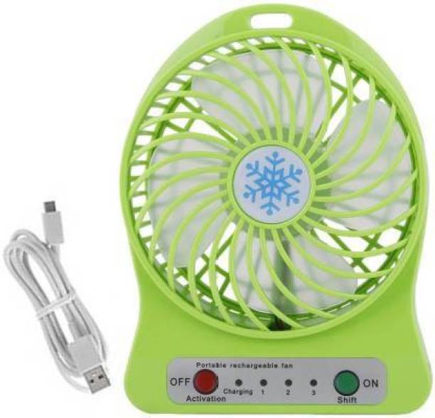 RAMSIYA AND SONS Mini cooling Fan, Mini Air Cooler Personal cooler0009 USB Fan, Rechargeable Fan mini fan-026 USB Fan