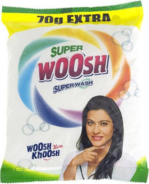 Woosh Superwoosh Detergent Powder 700gm+70gm*4Pack Detergent Powder 3 kg