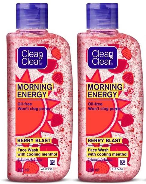 Clean & Clear Morning Energy Berry , 100ml - Pack Of 2 Face Wash