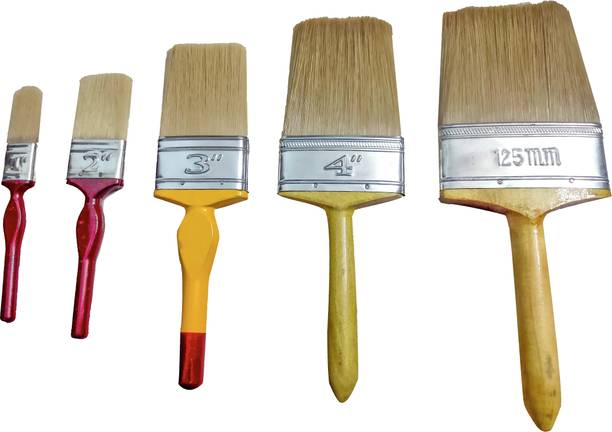 Orson Premium Paint Brush for Wall/Door-Water/Enamel Based Painting (Pack of 5)