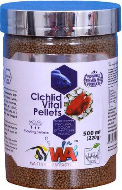 wa Cichlid Vital Pellets 500 ml 0.22 kg Dry Adult Fish ...