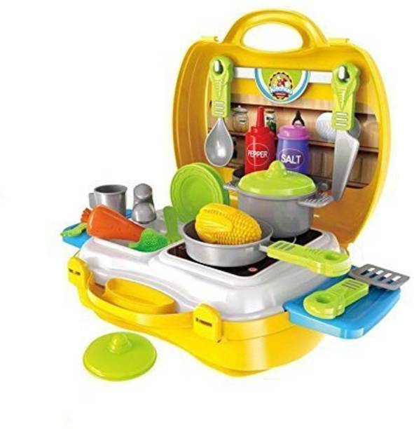 Raj Attractive Dream Kitchen Set Cooking Pretend Play Toys for Kids