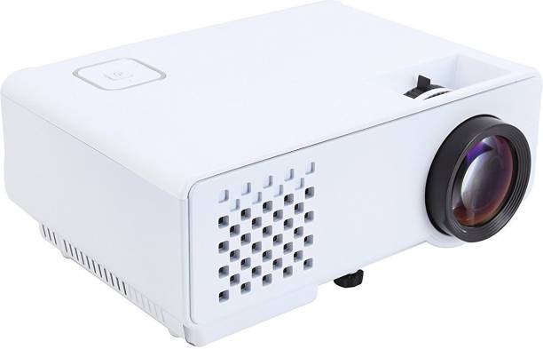 Rigal RD-810 LED with HDMI,VGA,AV, USB White (1000 lm / 1 Speaker / Remote Controller) Portable Projector