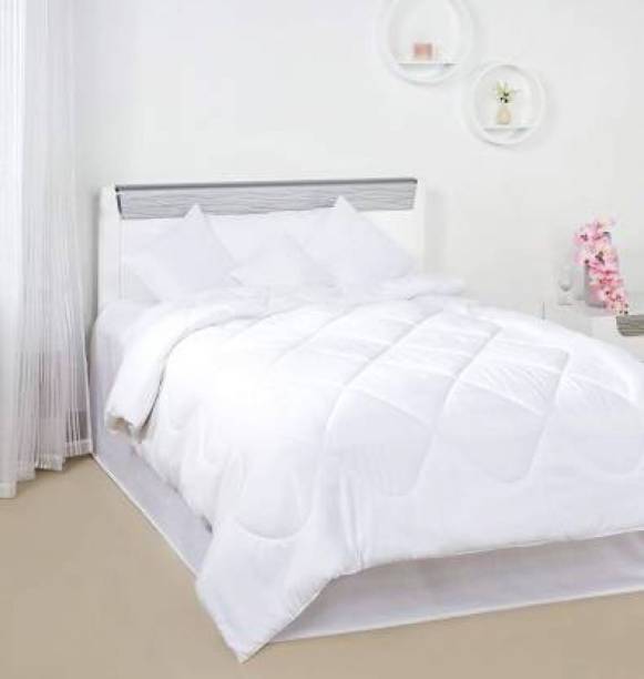 AerinArts Solid Double Comforter for  AC Room