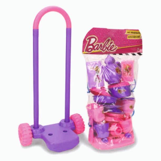 BARBIE Barbie My Pinktastic Trolley Kitchen Set - 21 Pi...