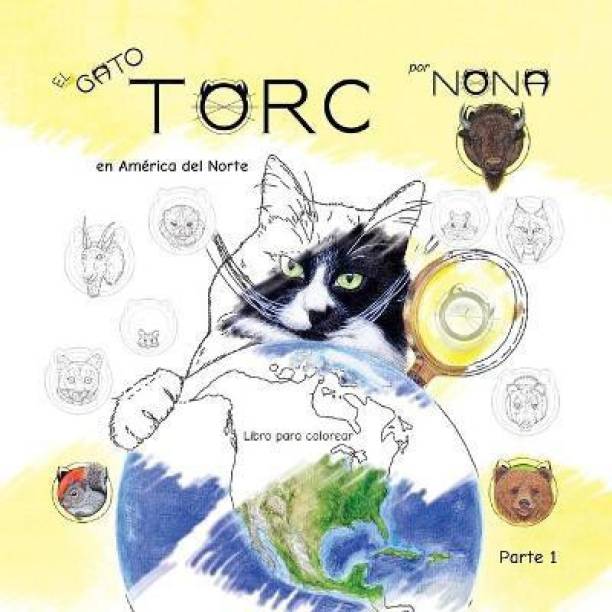 El GATO TORC en America del Norte Libro para colorear p...
