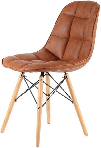 Finch Fox Eames Replica Cushioned Dining Chair / Cafe Chair / Side Chair / Accent Chair Leatherette Living Room Chair