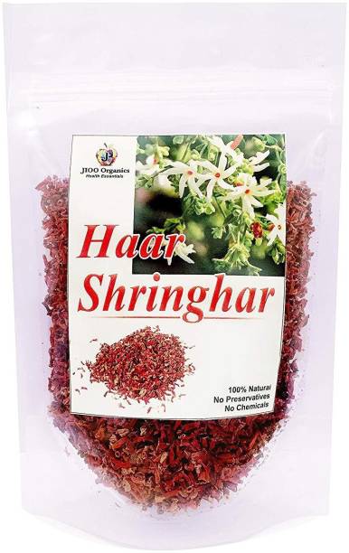 Jioo Organics Dry Haar shringhar flower,harshringar dry flower(parijat) night jasmine. Seed