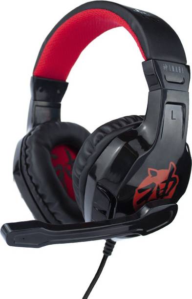 Top Headset Mic cheap price 5stars Flipkart in India 76 Blade GAMING HEADSET INARI HD Sound 50mm speaker Retractable mike Wired Headset