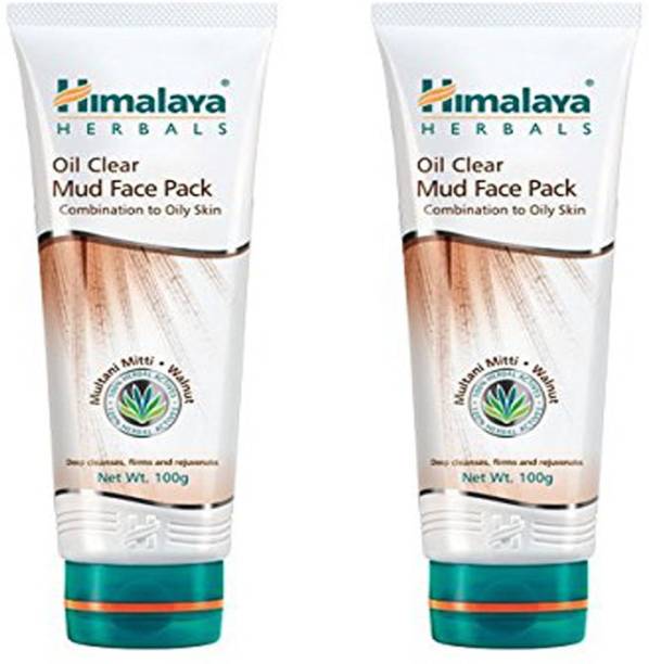 HIMALAYA Oil Clear Mud Face Pack - 100gm (pack of 2) COMBO