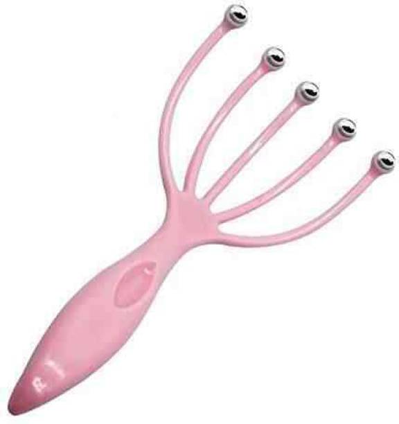 iTechPie PINK MASSGER -04 Massager Tool Protable Handheld Five Fingers Claw Steel Ball Relaxation Head Massager For Home Office Travel Massager