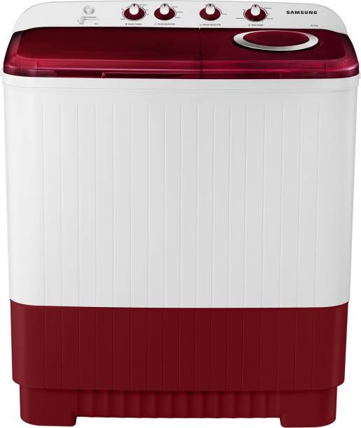 SAMSUNG 9.5 kg Semi Automatic Top Load Red, White